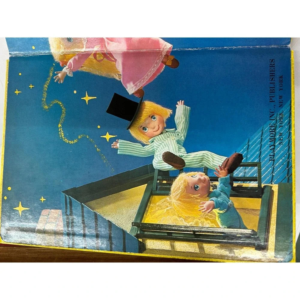 Peter Pan Giant 3-D Fairy Tale Book Playmore 1970s‎ Classic Children's